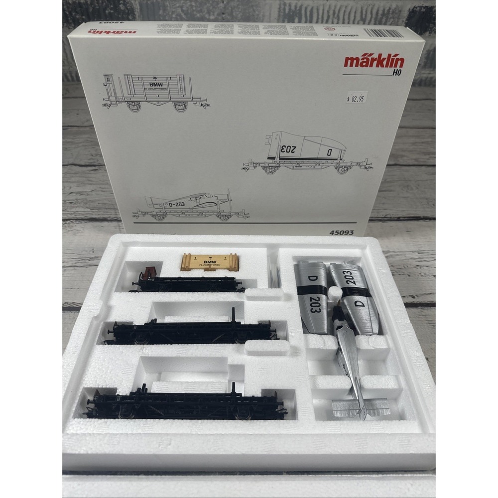 Märklin BMW Freight Car Set HO 45093 NIB Discontinue Set New In Box